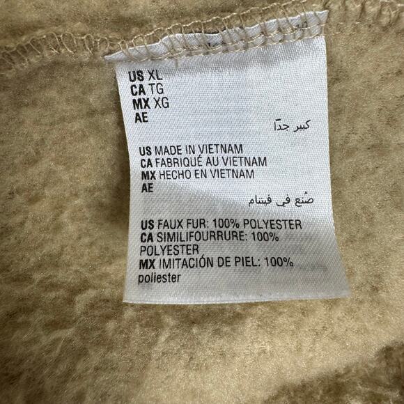 Sun + Stone Men's Sherpa Quarter-Zip Sweatshirt Size XL - Picture 4 of 7